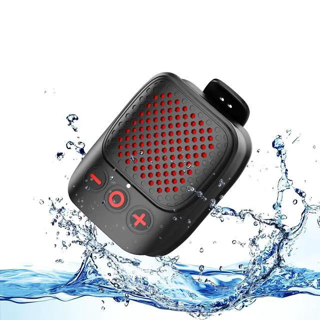 Alt view image 2 of 7 - Wearable Bluetooth Speaker, Clip-On Mini Portable Speakers All Day Playtime,IPX5 Waterproof, Built-in Mic for Hands-Free Music/Calls Bluetooth Speaker/Outdoor Sports/Indoor Fitness/Golf