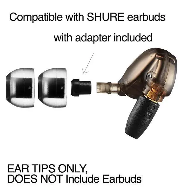 Alt view image 2 of 7 - Crystal Standard Earbud Tips for Sony WF-1000XM5 & Beats