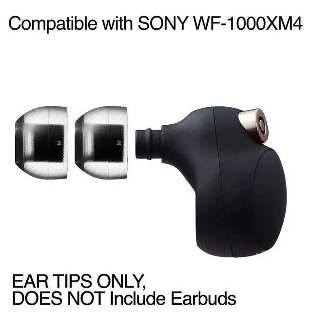 Alt view image 3 of 7 - Crystal Standard Earbud Tips for Sony WF-1000XM5 & Beats