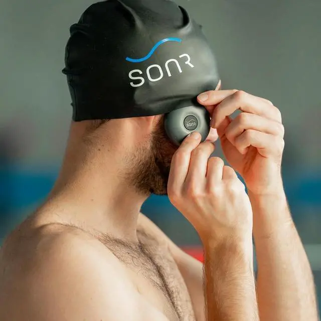 Alt view image 7 of 7 - Music Bone Conduction Waterproof MP3 Player for Swimming: Pool, Open Water (Dark Grey)