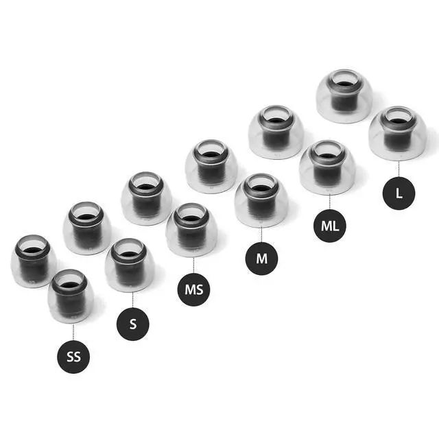 Alt view image 7 of 7 - Crystal Standard Earbud Tips for Sony WF-1000XM5 & Beats