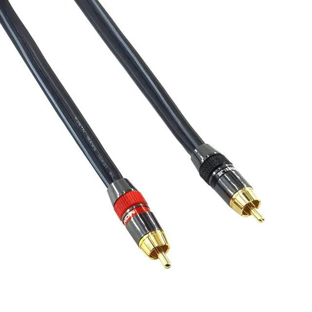 Alt view image 6 of 6 - Male RCA to Banana Plug Speaker Cable Banana Plug to RCA Speaker Cable 12AWG Cables,2Pack (3FT)