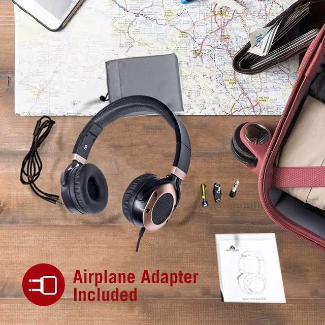 Alt view image 7 of 7 - Active Noise Cancelling Headphones with Microphone