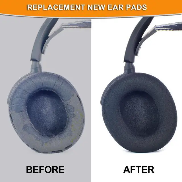 Alt view image 6 of 7 - Mesh Fabric Earpads for Arctis Nova Pro Wired, Nova 7/5/4/3/1-Black | (Not Fit Nova Pro Wireless), Also for for Arctis Nova Pro Wired, Nova (1/1X/1P/3/3P/3X/4/4P/4X/5/5P/5X/7/7X/7P) Headphones