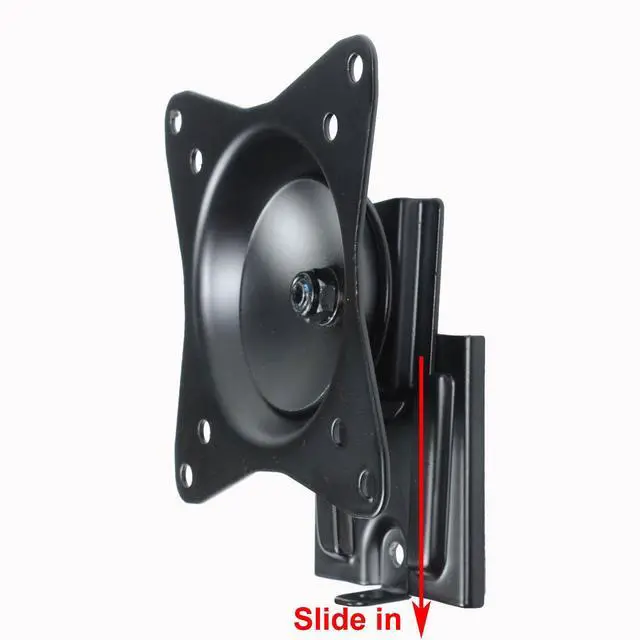 Alt view image 3 of 6 - Tilt Rotation TV Monitor Wall Mount Bracket for Most 19" 20" 22" 23" 24" 26" 27" 30" 32",Some up to 39" LED, LCD Flat Screen TV and Monitors with VESA 100x100 75x75mm ML32B B74