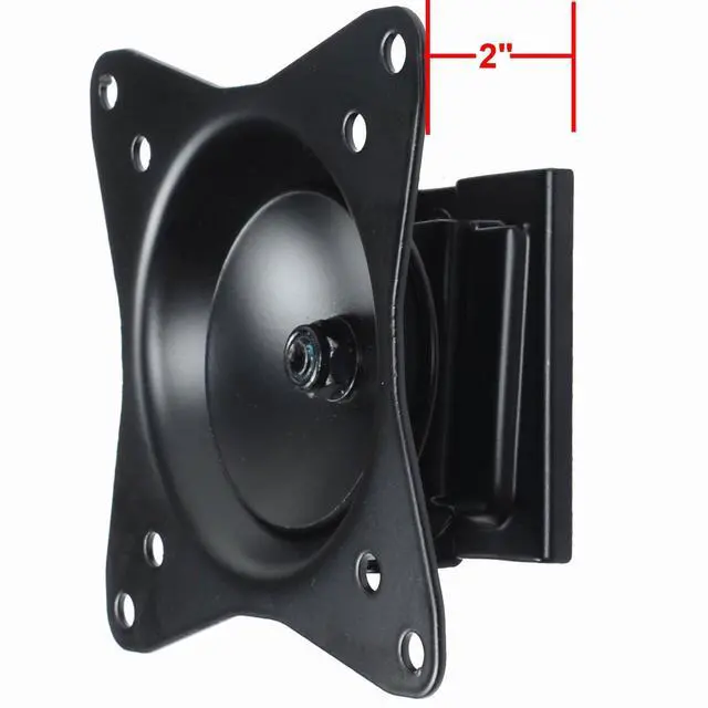 Alt view image 4 of 6 - Tilt Rotation TV Monitor Wall Mount Bracket for Most 19" 20" 22" 23" 24" 26" 27" 30" 32",Some up to 39" LED, LCD Flat Screen TV and Monitors with VESA 100x100 75x75mm ML32B B74