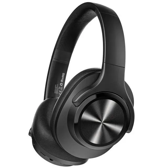 Main image of Mission 200 Bluetooth Headphones, Wireless Over-Ear Bluetooth with 3 EQ Modes,60H Playtime,Low Latency HiFi Stereo Foldable Lightweight Headset,Deep Bass for Home Office Cellphone PC Ect,Black