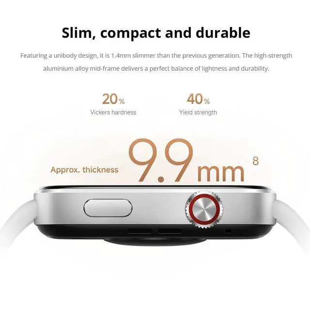 Alt view image 3 of 7 - Redmi Watch 6 Smart Watch, 2.07'' AMOLED Display, GPS, Heart Rate/Sleep/Stress Tracking, 150+ Sports Modes, 24-Day Battery Life, 5ATM, for Android & iOS, Black