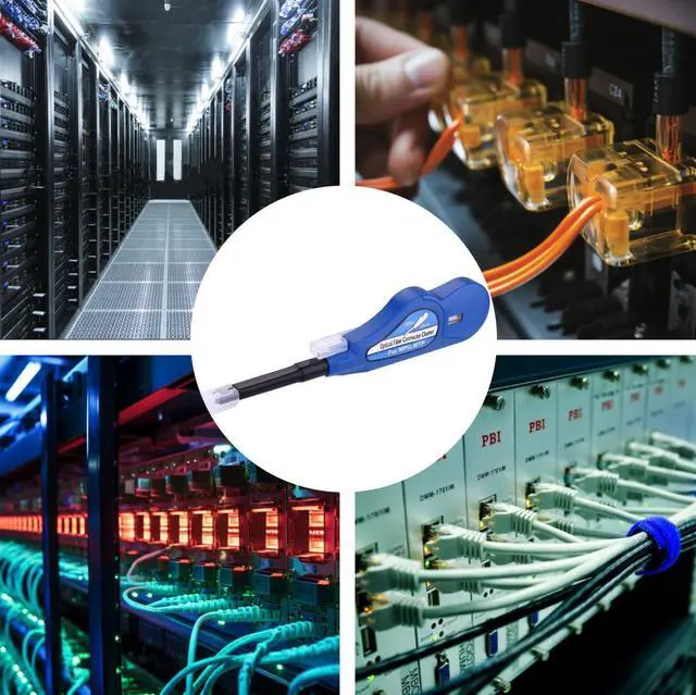 Alt view image 7 of 7 - Fiber Optic Cleaner for MTP/MPO Connector, Over 500 Times Cleans,Fiber Endface Cleans & Optical Connector Cleans(Blue)