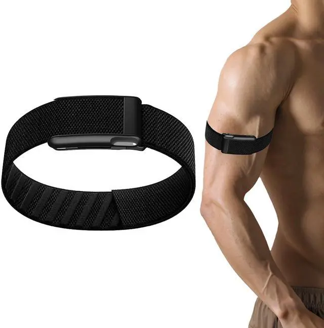 Main image of Bicep Band Compatible with Whoop 5.0 One/Peak & Life (MGECG) - Breathable, Quick-Dry Comfortable Adjustable Nylon Arm Strap for Workout & Activity Tracking