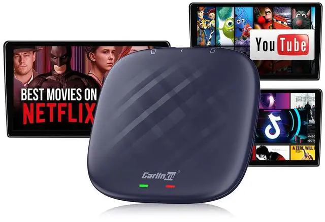 Main image of CarPlay Box Streaming Device for Car YouTube, TikTok, Netflix CarPlay Adapter | Convert Wired to Wireless CarPlay & Android Auto | Android 13.0, 8-Core, 8GB+128GB, SM6225, Blue