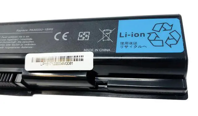 Alt view image 5 of 7 - New Battery 98 WH PA3727U-1BAS PA3727U-1BRS Compatible for Toshiba Satellite A200 A205 A210 A305 A505 L305 L455 L500 L505 PA3533U-1BRS PA3533U-1BAS PA3534U-1BAS PA3534U-1BRS PA3535U-1BAS