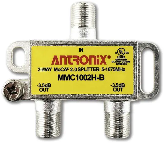 Main image of 2 Way MMC1002H-B 5-1675 MHz MoCA 2.0 Splitter for Frontier Formerly Verizon Fios