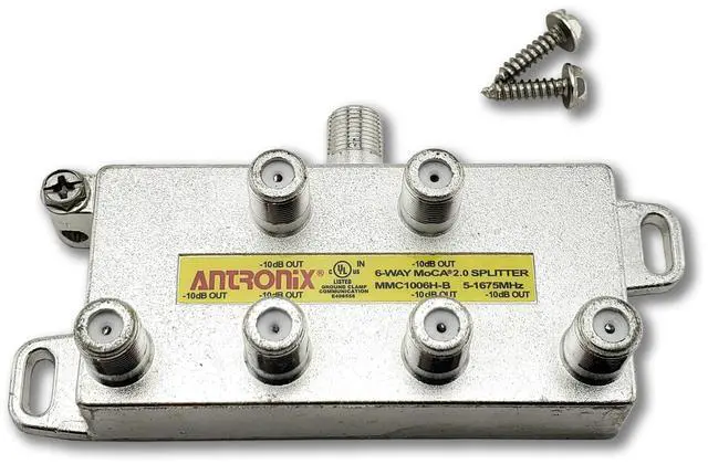 Alt view image 7 of 7 - 2 Way MMC1002H-B 5-1675 MHz MoCA 2.0 Splitter for Frontier Formerly Verizon Fios