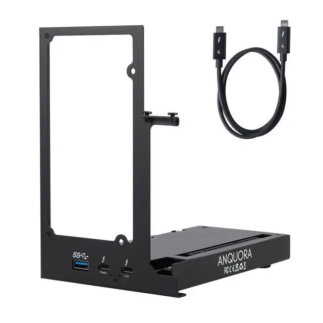 Main image of ANQ-L336 Mini eGPU Enclosure 40Gbps Thunderbolt3/4 USB4 for Laptop Compatible with Win/Linux/MacOS/ROG Ally X/Claw 8, PCIe External GPU Dock with PD 85W, Support NVIDIA/AMD, DC/ATX/SFX/Flex