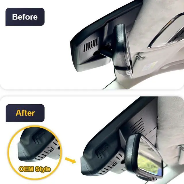 Alt view image 3 of 7 - 4K Dash Cam Suitable for Hyundai Palisade 2020 2021 2022 (Part No#S8000) Limited SE SEL Calligraphy, OEM Look, UHD 2160P Video, Loop Recording, WiFi & APP, G-Sensor, Easy to Set, 64GB Card