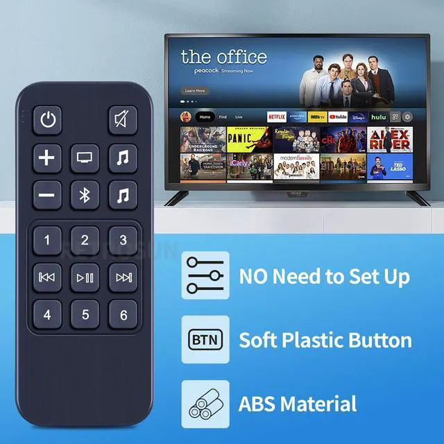 Alt view image 4 of 7 - New Replacement Soundbar Remote Control Compatible for Bose Smart Sound Bar 900 500 Speaker System