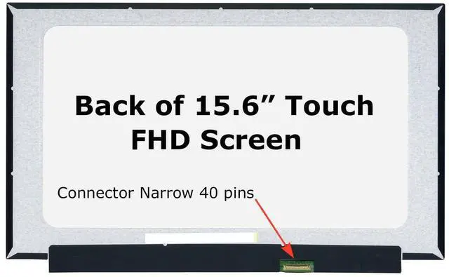 Alt view image 2 of 7 - Touch Screen Replacement for Lenovo IdeaPad 1 15ALC7 Model 82R4 | 40pin FHD Matte IPS 1920x1080 LCD LED Display with Tools
