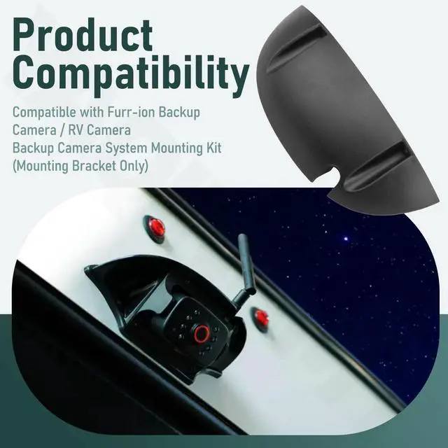 Alt view image 4 of 7 - FRCBRKT-BL Mounting Bracket for Furr-ion Backup Camera/RV Camera | Also Compatible with Backup Cam-era System Mounting Kit (Moun-ting Bracket Only)