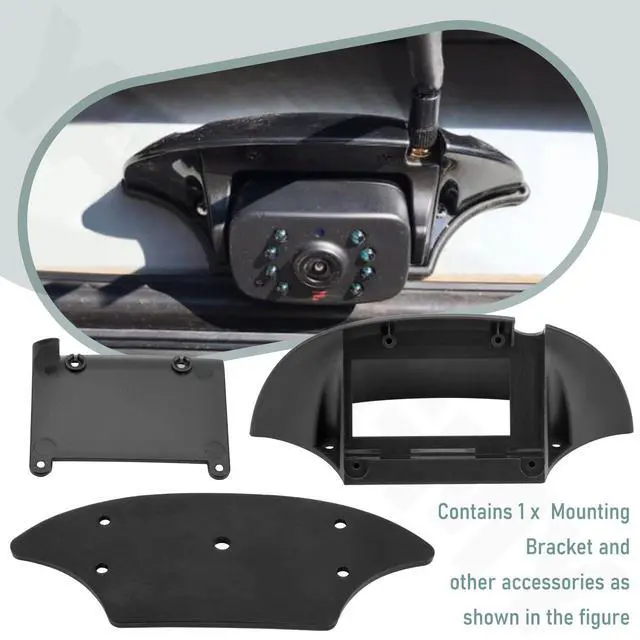 Alt view image 6 of 7 - FRCBRKT-BL Mounting Bracket for Furr-ion Backup Camera/RV Camera | Also Compatible with Backup Cam-era System Mounting Kit (Moun-ting Bracket Only)