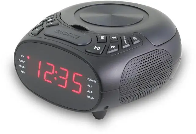 Main image of CD Clock Radio with Digital FM Radio, Dual Alarm & CD Player