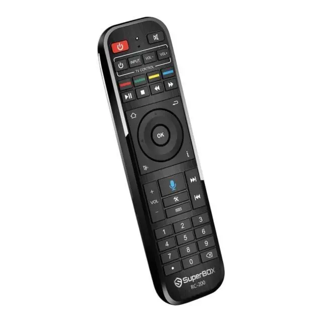 Alt view image 2 of 5 - Original Super Box RC-200 Remote Control with Voice Command and Bluetooth for S6 Max, S6 Ultra, S5 Max, S5 Pro, Elite Pro+, Elite Ultra
