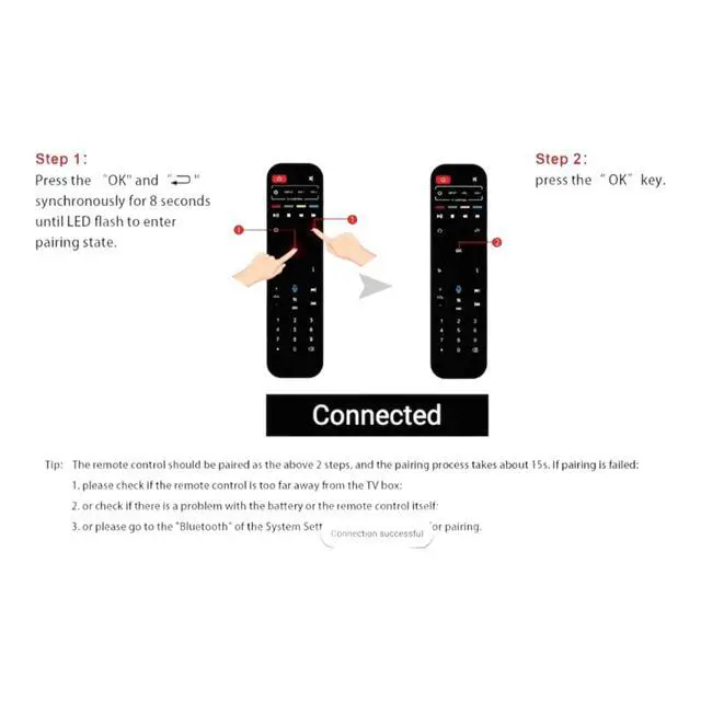 Alt view image 5 of 5 - Original Super Box RC-200 Remote Control with Voice Command and Bluetooth for S6 Max, S6 Ultra, S5 Max, S5 Pro, Elite Pro+, Elite Ultra