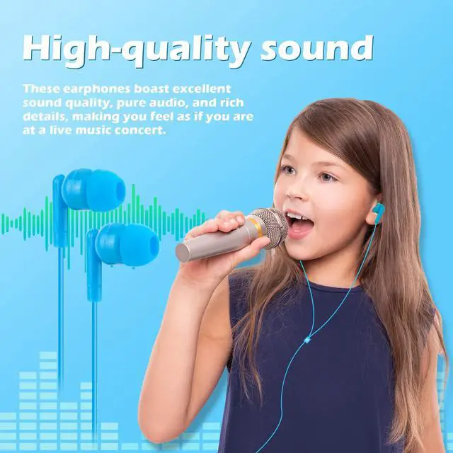 Alt view image 7 of 7 - 100 Pack Bulk Earbud Headphones Earphones for Classroom Students | Classroom Students Kids Children Gifts Adult Wholesale Earphones