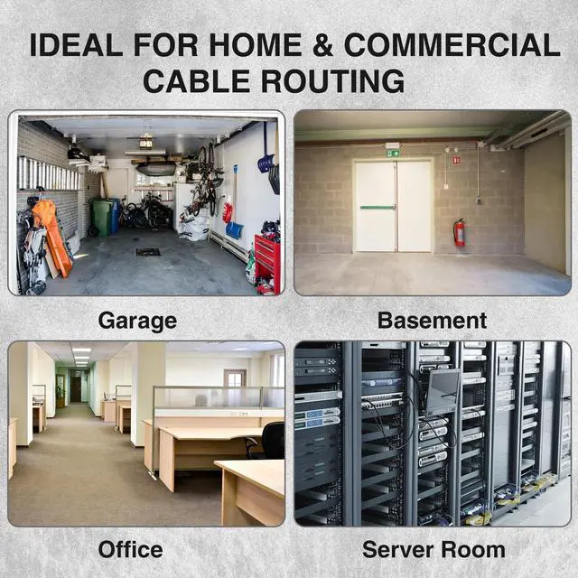 Alt view image 6 of 7 - 2" Aluminum Cable Management D Ring 30 Pack Cable Organizer Silver | Aluminum Alloy | Gloves included | Easy Screw-Mount | Tangle Free Solutions for Home & Office