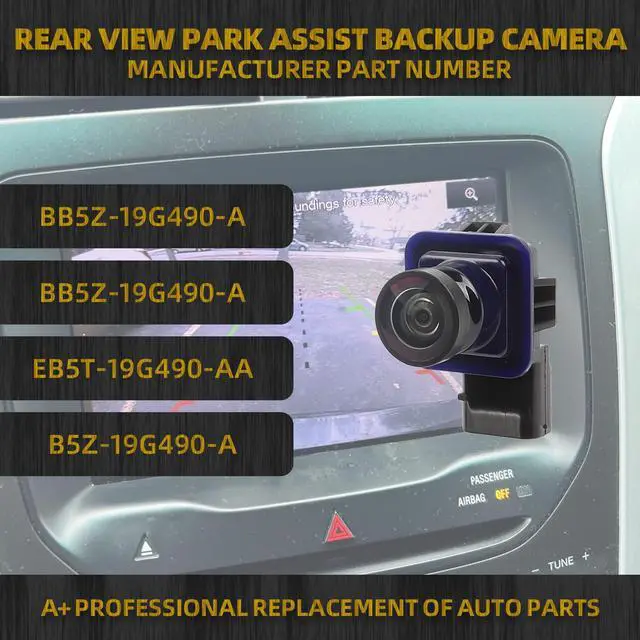 Alt view image 2 of 7 - Rear View Backup Camera Compatible with Ford Explorer 2011-2015 | Replaces# BB5Z-19G490-A EB5Z-19G490-A FL1T-19G490-AC