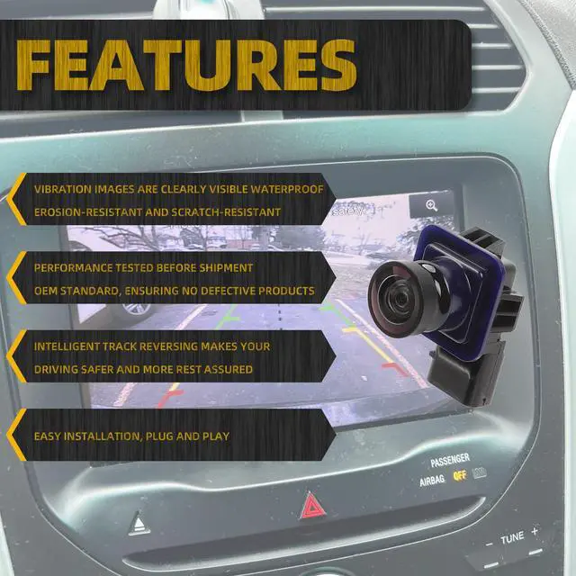 Alt view image 3 of 7 - Rear View Backup Camera Compatible with Ford Explorer 2011-2015 | Replaces# BB5Z-19G490-A EB5Z-19G490-A FL1T-19G490-AC