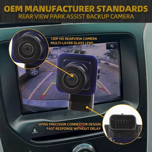 Alt view image 4 of 7 - Rear View Backup Camera Compatible with Ford Explorer 2011-2015 | Replaces# BB5Z-19G490-A EB5Z-19G490-A FL1T-19G490-AC