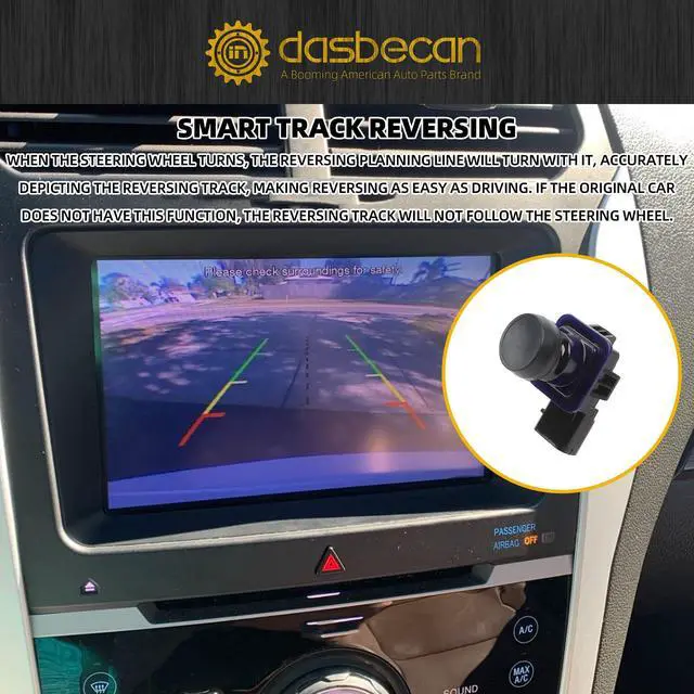 Alt view image 6 of 7 - Rear View Backup Camera Compatible with Ford Explorer 2011-2015 | Replaces# BB5Z-19G490-A EB5Z-19G490-A FL1T-19G490-AC