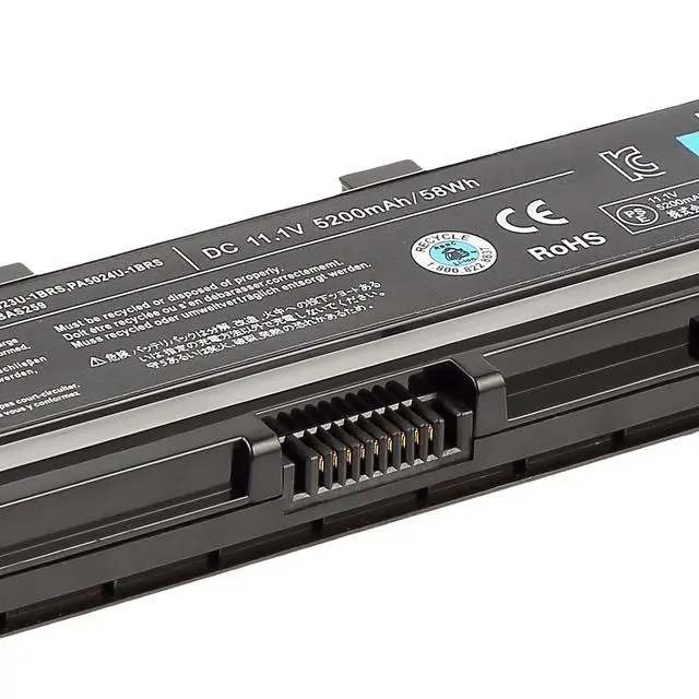 Alt view image 4 of 7 - PA5024U-1BRS Laptop Battery 58Wh Replacement for Toshiba Satellite C875 C855 C855D L855 L875 M840 P875 P845 P855 S855, PA5025U PA5026U PABAS259