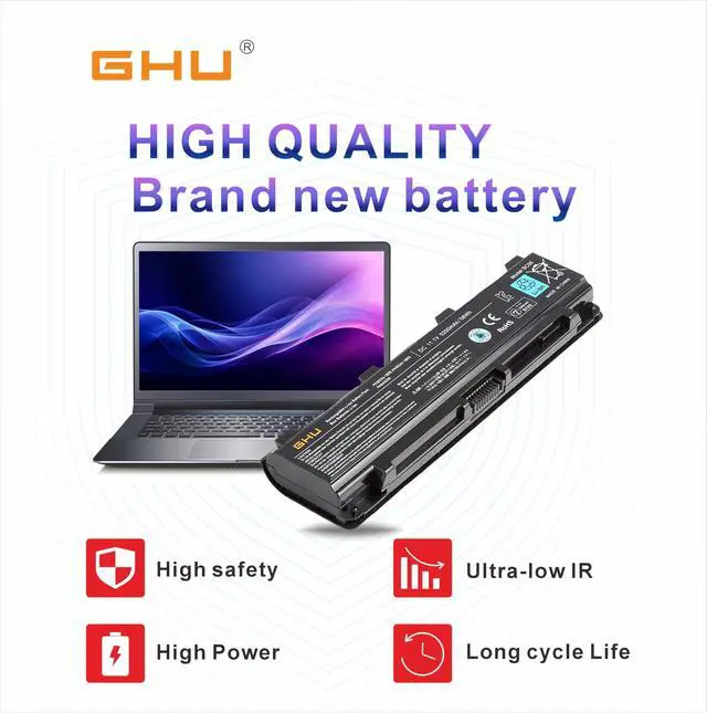 Alt view image 7 of 7 - PA5024U-1BRS Laptop Battery 58Wh Replacement for Toshiba Satellite C875 C855 C855D L855 L875 M840 P875 P845 P855 S855, PA5025U PA5026U PABAS259