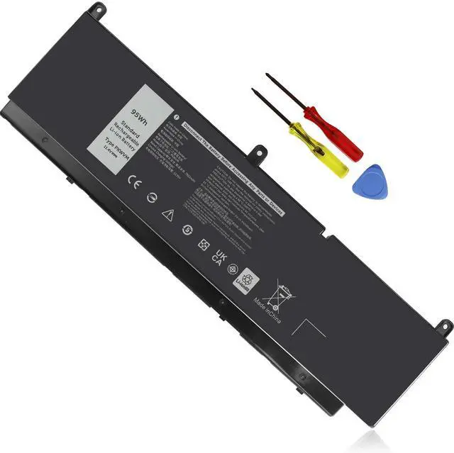 Main image of 95Wh Type PKWVM 11.4V Laptop Battery Replacement for Dell Precision 7550 7560 7750 7760 P93F P93F001 P93F002 P44E P44E001 P44E002 453-BBCQ C903V CR72X 17C06 0CR72X 0447VR 068N03