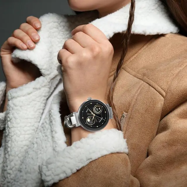 Alt view image 3 of 7 - Bloom Smart Watch for Women, 1.32 AMOLED Display Fitness Tracker with Bluetooth Calling, Heart Rate & Sleep Tracking, 60+ Sports Modes, IP68 Waterproof Smartwatch for Android & iPhone