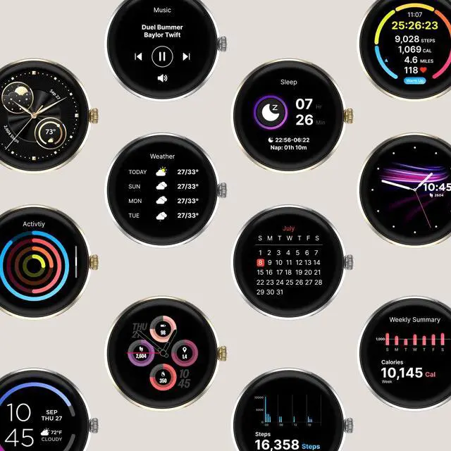 Alt view image 5 of 7 - Bloom Smart Watch for Women, 1.32 AMOLED Display Fitness Tracker with Bluetooth Calling, Heart Rate & Sleep Tracking, 60+ Sports Modes, IP68 Waterproof Smartwatch for Android & iPhone