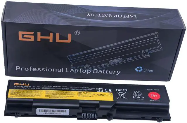 Main image of ThinkPad 70+ Laptop Battery 48Wh Replacement for Lenovo T410 T420 T430 T430i T510 T530 W510 W520 W530 L410 L420 L430 L530 SL430, Compatible with 0A36302 0A36303 45N1001 42T4751 57Y4185 57Y4186