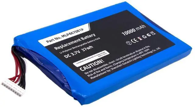 Alt view image 3 of 5 - Replacement Battery for Autel Maxisys MS906BT MS906TS MS906S MS906BT MS906TS, fits Part no MLP4670B1P 10000mAh