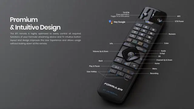 Alt view image 6 of 6 - GTV 4K Media Streaming Box Voice Remote, Dual-Band WiFi, 4K Ultra HD, Certified, Powerful Streaming Player