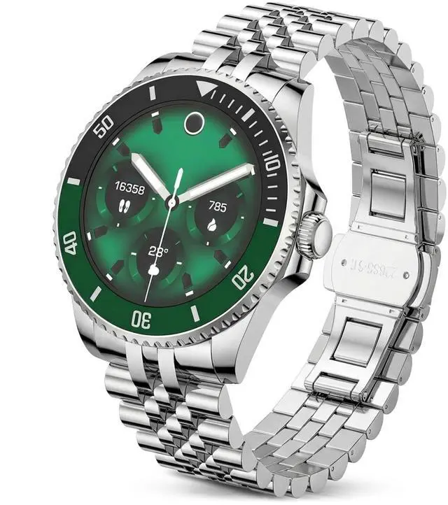 Main image of Men's Luxury Smart Watch with Stainless Steel Band, 1.19" HD AMOLED Always-On Display, Bluetooth Calls & AI Voice Assistant, 24/7 Health & Sleep Tracker, IP67 Waterproof Business Timepiece