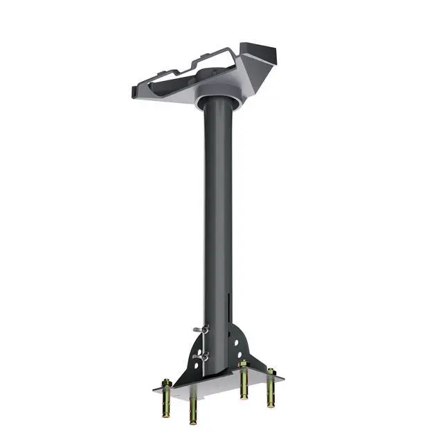 Alt view image 7 of 7 - Starlink Standard 4 Roof Mount, Gen 3 Pivot Mount Aluminum 16" Pole | Adjustable Starlink Standard 4 Mount with Aluminum Pipe Adapter for V4 Standard 4/4X/Gen3 Dish