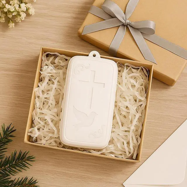 Alt view image 5 of 7 - Mini Bible Player Key-Sized KJV Audio Scripture Device with Psalms, Prayers & Hymns Ultra-Compact & Rechargeable Christian Gift Ivory White
