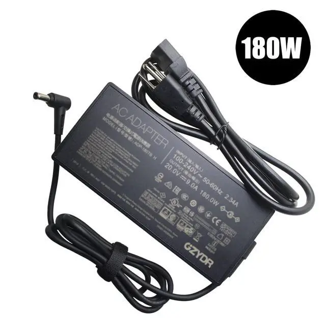 Alt view image 7 of 7 - ADP-180TB H 180W AC Adapter for Asus ROG Zephyrus GA502DU GA502D GA502 GA502IU GA401 GA401I GA401II GA401IV 6.0x3.7mm 20V 9A Laptop Power Supply Charger