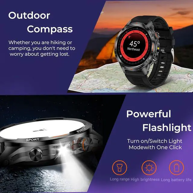 Alt view image 7 of 7 - Smart Watch for Women, 30 Day Battery Life Answer/Make Call Smartwatch, 110+ Activity Modes with 1.7in AMOLED Ultra-Clear Screen Fitness Watches, IP68 Waterproof for Android and iPhones