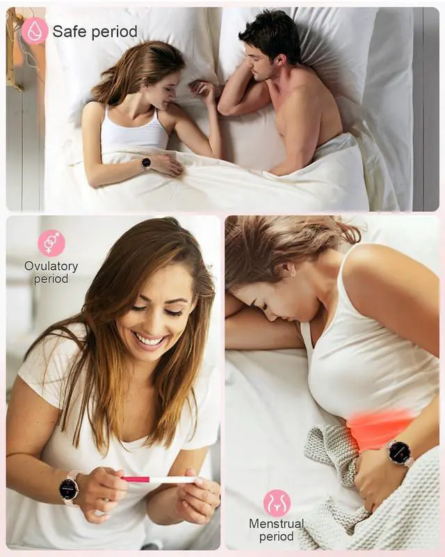 Alt view image 5 of 6 - Smart Watches for Women(Answer/Make Call), 1.19" AMOED Smartwatch for Android iPhone,Fitness Tracker with 120+ Sport Modes, IP68 Waterproof, Heart Rate/Sleep/Spo2 Monitor, Activity Tracker Rose Gold