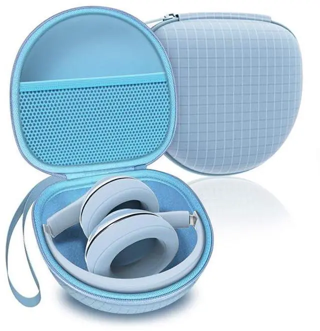 Main image of Headphone Case Compatible with Soundcore Anker Q20i/Q30, Beats Solo 4/Studio Pro, Tune 510BT/520BT, BERIBES/KVIDIO/JLab JBuds Lux ANC/TOZO HT3/Skullcandy Headphones Case Hard Shell(Light Blue)