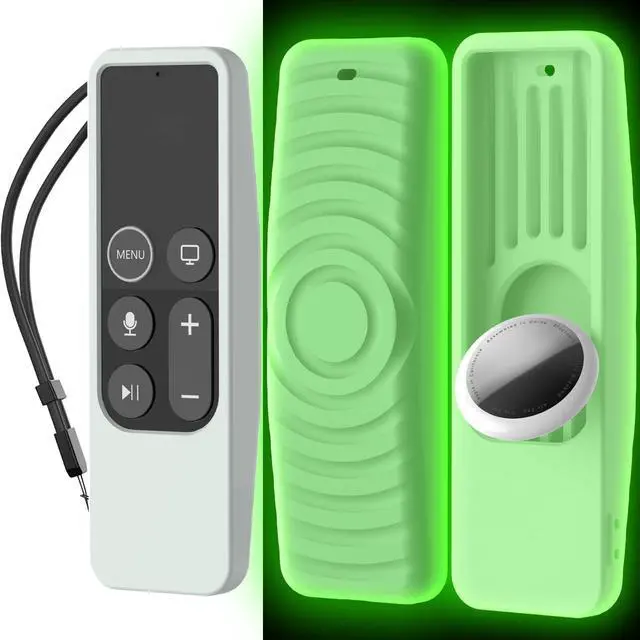 Main image of Protective Case for Apple TV 4K Siri Remote 3rd & 2nd Gen | with AirTag Holder, Magnet Technology, Lanyard Included, Great Grip, Heavy Shock Absorption, Drop Protection