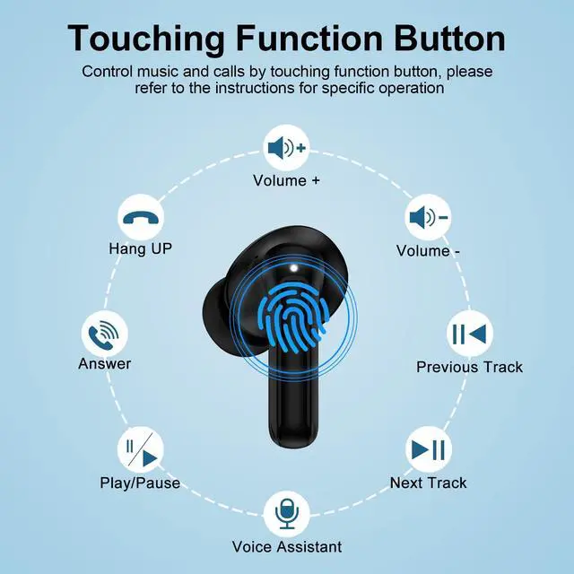 Alt view image 5 of 7 - for Samsung Galaxy S26 S26+ Ultra S25 FE Plus S25+, Earbuds Wireless | Earphones Bluetooth Headphones Ear Buds Head Phones Blue Tooth Headset for S24 S23 S22 S21 S20 S10 Edge Ultra, Note 20 10